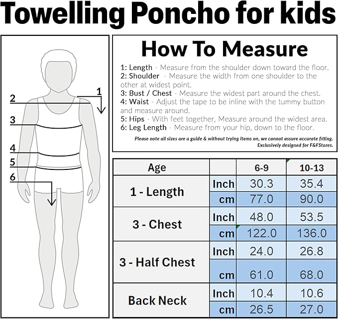 Minecraft Towelling Poncho Kids Teens Hooded Bath Towels Absorbent Beach Towel (Multi, 10-13 Years)
