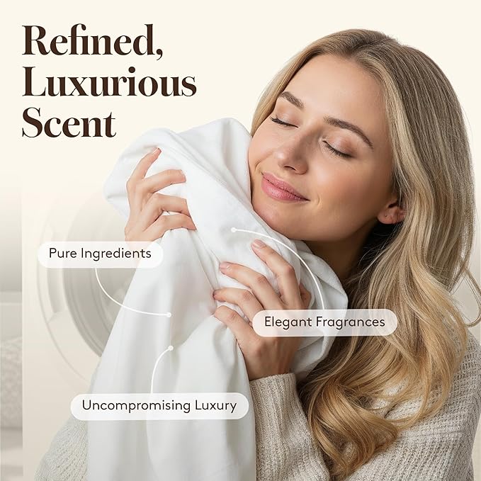 Elegant Luxury Plant-Based Laundry Detergent Lavender & Chamomile Scent, 64oz by Purely Elegant, Biodegradable, Bulk, Sensitive Skin Safe, Paraben Free, Highly Concentrated, HE Eco Family Size