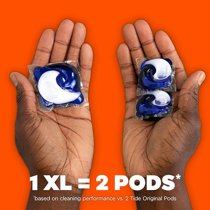 Tide Oxi Boost Power PODS Laundry Detergent Pacs, 57 Count, Set-In Stain Removal + Oxi Power, laundry soap detergent pacs
