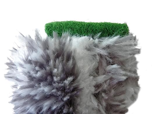 Unger Commercial 14" Microfiber Window Washer Sleeve with Dual Scrub Pads – High Water Retention and Streak-Free Cleaning NJ350