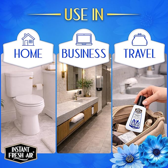 Priventi Toilet Spray & Bathroom Spray Odor Eliminator for Men - Up to 120 Uses - Travel Size Odor Elimination for #2 - For Home, Office, Schools, Travel - Urban Rebel Scent - 2.4 oz