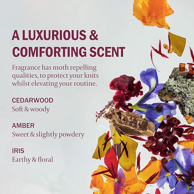 Kair Wool, Silk & Delicates Wash Refill - Cedarwood, Amber & Iris | Plant-Based Laundry Detergent for Fine Fabrics, 16.9 Fl Oz, Vegan, Cruelty-Free, Biodegradable, Gentle Cleaning & Protection