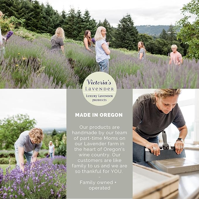Victoria's Lavender Room Fragrance Spray - Natural Air Freshener & Odor Eliminator, Essential Oil Scent for Home & Bathroom, Aromatherapy Relaxation, Ideal Holiday Gift, Lavender & Fir - 2 Pack, 4 oz