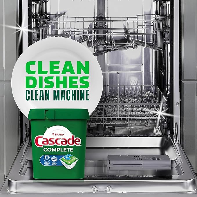 Cascade Complete Actionpacs, Dishwasher Detergent, Fresh Scent, 63 Count