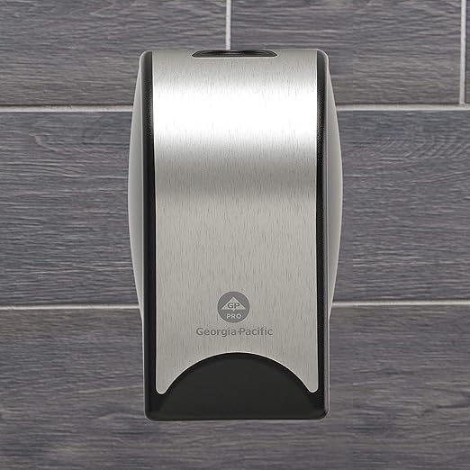 Georgia-Pacific ActiveAire Powered Whole-Room Air Freshener Dispenser by GP PRO (Georgia-Pacific), Stainless Steel, 53258A, 4.090" W x 3.610" D x 6.820" H