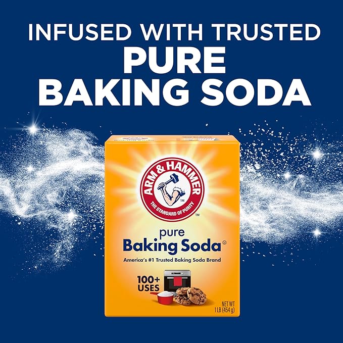 ARM & HAMMER Liquid Laundry Detergent, Clean Burst Fresh, 200 fl oz, 200 Loads, HE Laundry Detergent Liquid