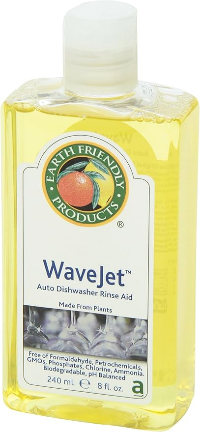 Earth Friendly Products Wave Jet Rinse Aid, 8-Ounce Bottle (Pack of 12)
