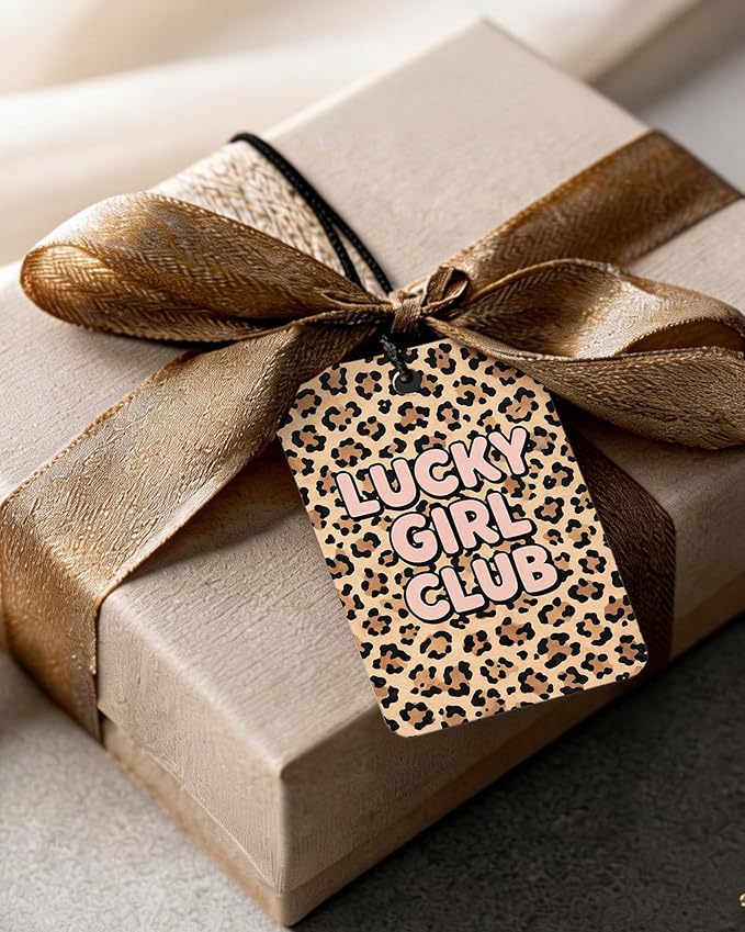 Funky Leopard Bow Orange Citrus Car Air Freshener 4pcs, Girly Y2k Lucky 8 Ball Cheetah Hanging Scents Car Accessories Interior Mirror Decor for Women Girls