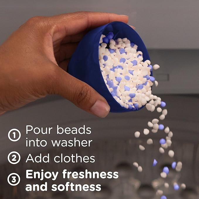 Downy Blends 2-in-1 Soft & Fresh Laundry Scent Booster Beads, Spring Peony Scent, 24.5 OZ, Laundry Softness and Scent Booster