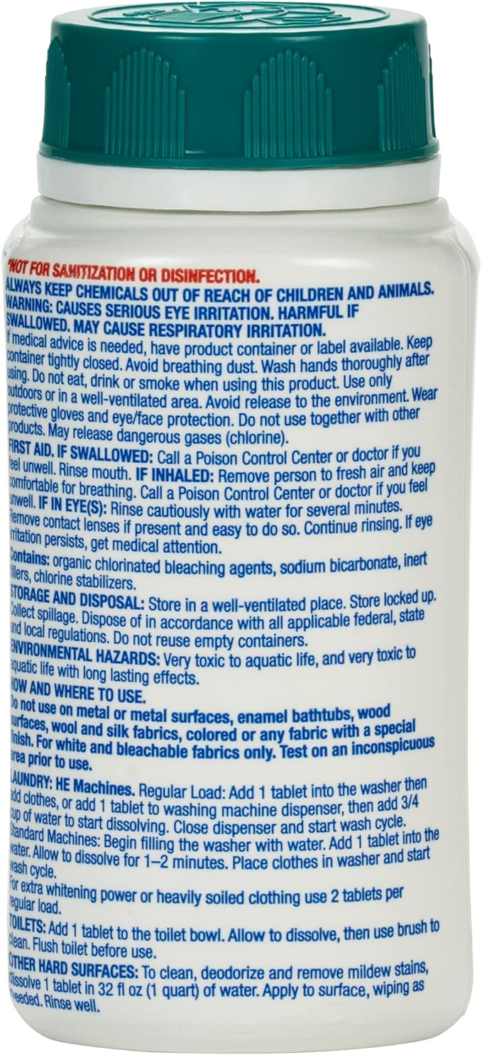 Evolve Concentrated Bleach Tablet 32 ct Linen Breeze (1 pack)