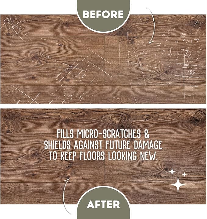 Quick Shine Hardwood Floor Luster-Polish 64oz-2pk Plant-Derived w/Carnauba Safer Choice, No PFAS, pH Neutral Ready to Use Formula w/Anti-Slip Technology Simply Squirt & Spread Made in USA