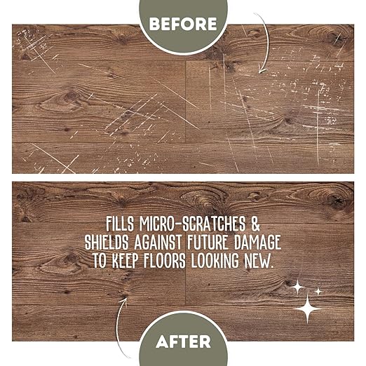 Quick Shine Hardwood Floor Luster-Polish 27oz | Plant-Derived w/Carnauba | Safer Choice, No PFAS, pH Neutral | Ready to Use Formula w/Anti-Slip Technology | Simply Squirt & Spread | Made in USA
