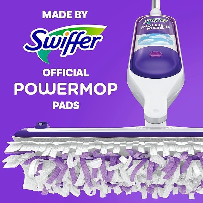 Procter & Gamble Swiffer PowerMop Multi-Surface Mopping Pad Refills, 5 Count Mop Heads