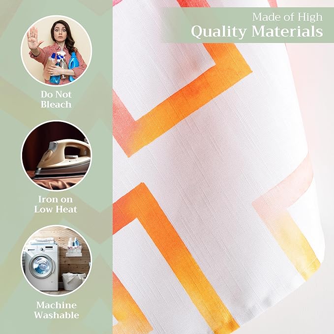 Maison d' Hermine Kitchen Towels Set of 3 100% Cotton 27.50" x 20" Reusable Cloth Tea Dish Towels Absorbent with Hanging Loop for Kitchen Farmhouse Hotel Spring Summer - Summer Maze