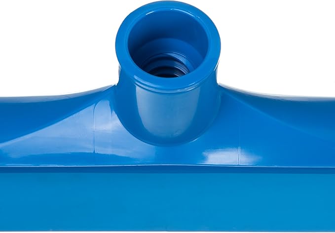 SPARTA 3656714 Plastic Floor Squeegee, Shower Squeegee, Heavy Duty Squeegee with Rubber Blade for Windows, Glass, Shower Doors, Floors, Windshields, 20 Inches, Blue (Pack of 2)