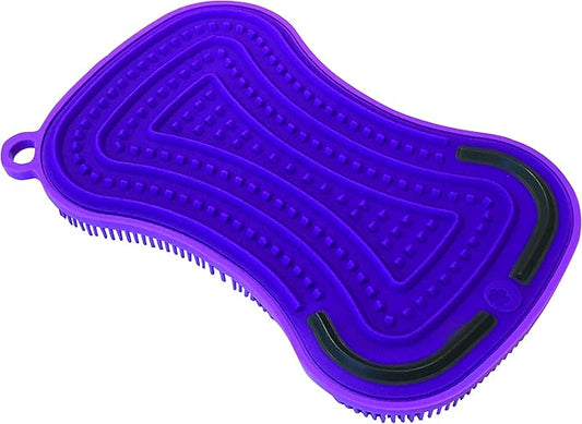 Kuhn Rikon Stay Clean 3-in-1 Scrubber Purple