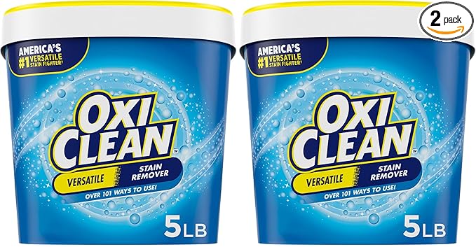 OxiClean Versatile Stain Remover Powder, 5 lb (Pack of 2)