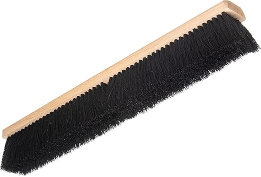 SPARTA Flo-Pac Tampico Floor Sweep, Floor Brush, Broom for Cleaning, 24 Inches, Black, (Pack of 12)