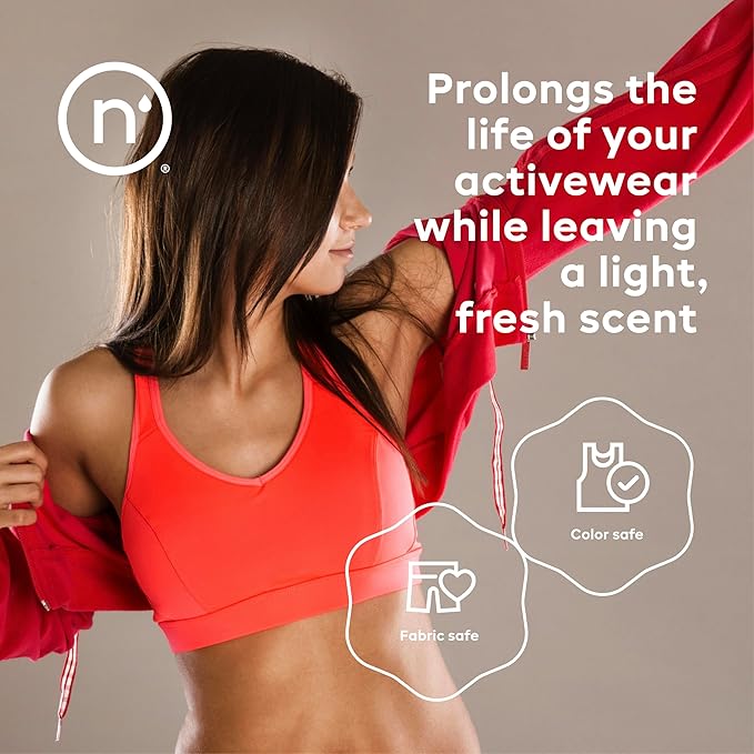 Nonaste Liquid Laundry Detergent - Zen Fresh, 32 Fl Oz (Pack of 2) - Activewear Laundry Detergent for Workout Clothes & More - Scented, Gentle & Color Safe