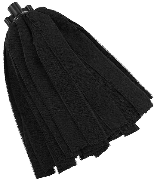 Vikan Microfiber Socket Mop, Black