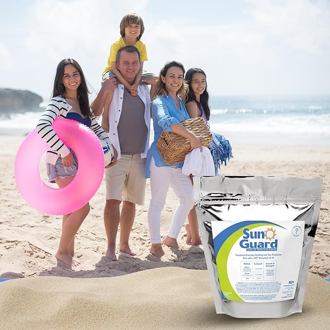 SunGuard Sun Protection - add up to 30 UPF protection to your clothing, lasts for 20 washes (5 lb)