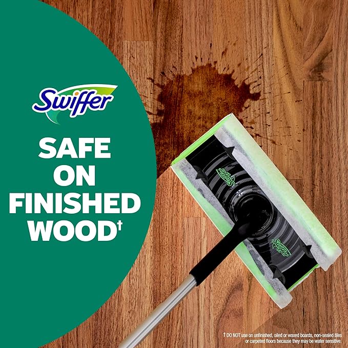 Swiffer Sweeper Wet Wood Floor Mopping Cloths,20 Count (Pack of 6)