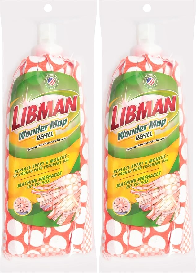 Libman Wonder Mop Refill (Pack of 2)