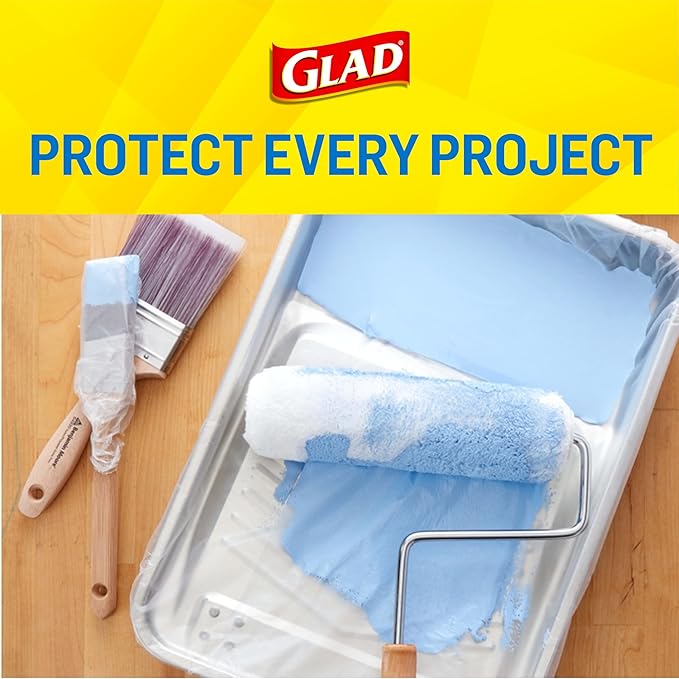 Glad Press'N Seal Food Plastic Wrap,70 Square Foot Roll (Package May Vary),(Pack of 12)