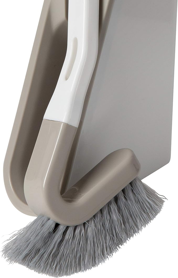 Bath Bliss Extra Slim Wall Mountable Grey Toilet Brush