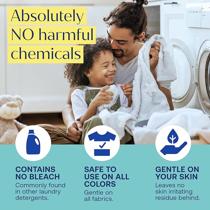 Fab Tab Laundry Detergent Tablets, Clean Ingredients, Sensitive Skin Friendly, Powerful & Gentle Clean, Fresh Scent, Plastic-Free Alternative to Liquids, Laundry Pods and Sheets, 60 Count.