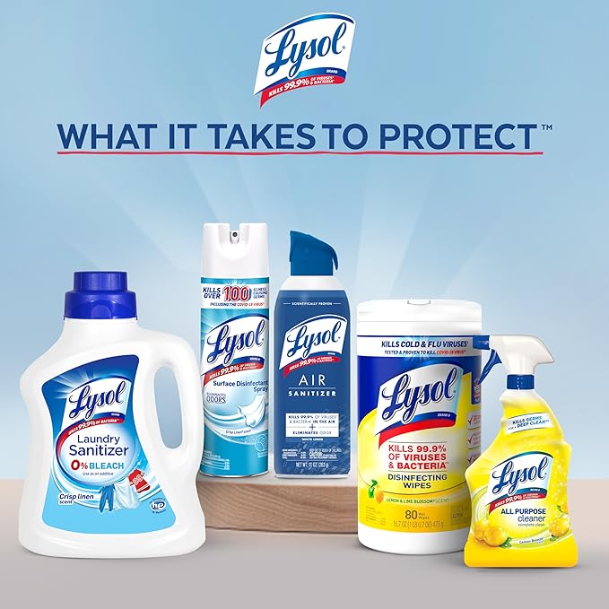 Lysol Power Foaming Bathroom Cleaner,Multipurpose Cleaner For Showers,Bathtubs,Sinks,Disinfectant Spray Kills 99.9% Of Germs,Zero Bleach Cleaning Spray,32 Oz.,(Pack of 3)
