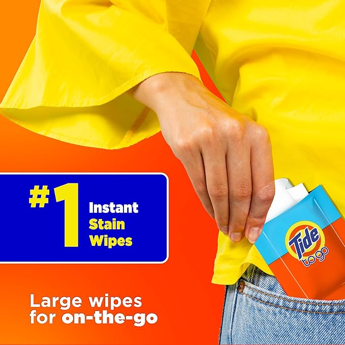 Tide Cruise Essentials Bundle - Includes Liquid Detergent, Tide Stain Remover Wipes, Stain Remover Pen & Downy Wrinkle Releaser Spray - Travel and RV Essentials Pack