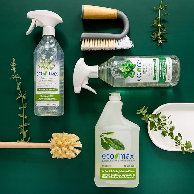 Ecomax Natural Spearmint Bathroom Cleaner, 800 ML