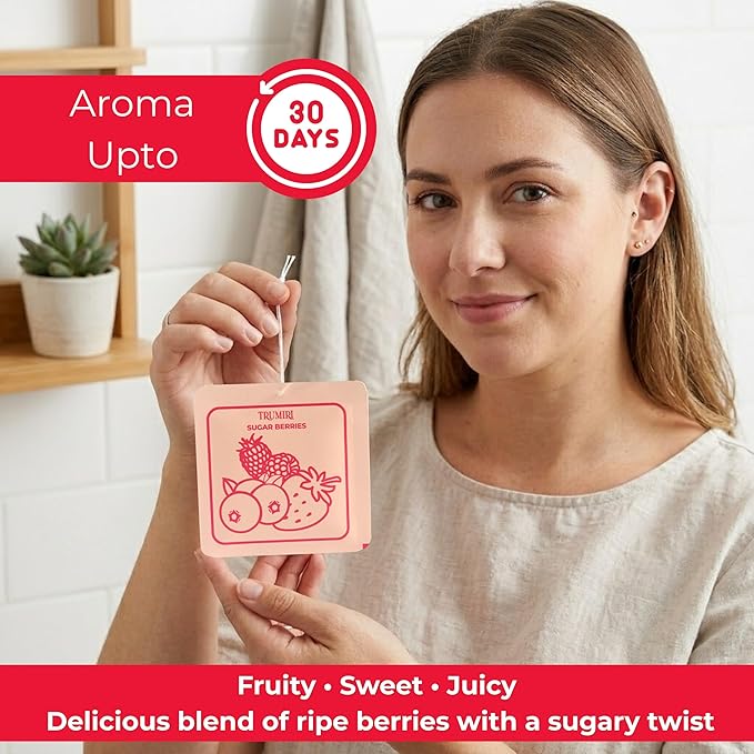 Sugar Berries - Room Deodorizer Gel Odor Eliminator For Home - Bathroom Air Freshener Odor Absorber - Closet Deodorizer - Long Lasting Non Plug In Strong Scent For Kitchen Trash Basement Shoe Rack