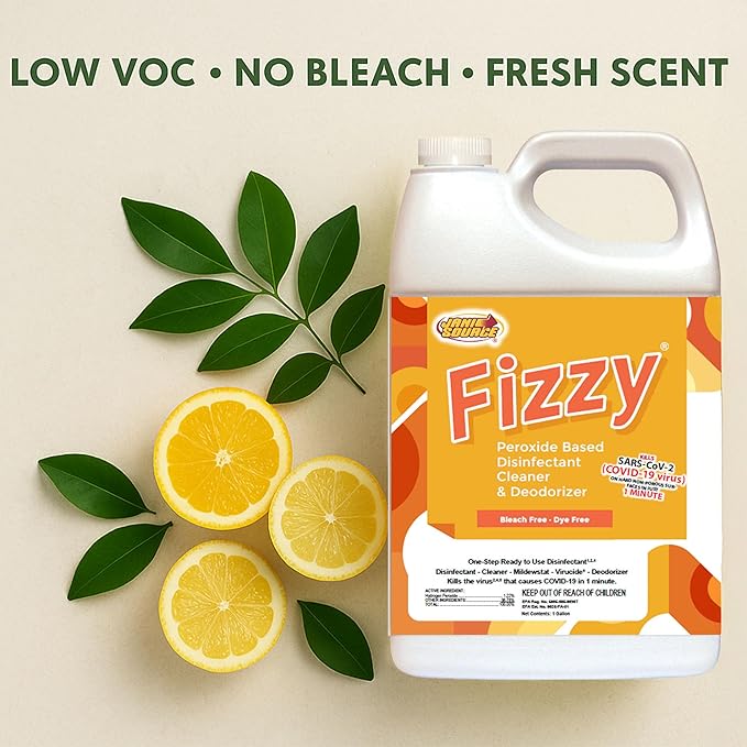 Fizzy RTU Peroxide Disinfectant Cleaner – 1 Gallon (4)