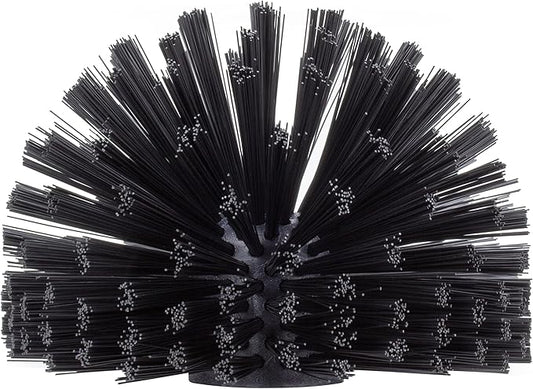 SPARTA 45008EC03 Plastic Multi-Purpose Valve Brush, Pipe Brush, Round Brush With Polyester Bristles, Color Coded For Commercial Cleaning, Kitchen, Restaurant, Bathroom, 5.9 X 8 X 5.9 Inches, Black