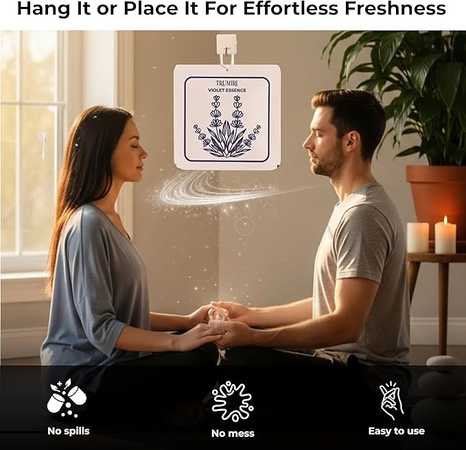 Room Deodorizer Gel Odor Eliminator For Home - Variety Pack Of 3 - Violet Essence|Amber Rose|Jasmine Kiss Bathroom Air Freshener Odor Absorber - Long Lasting Strong Scent For Kitchen Trash Closet