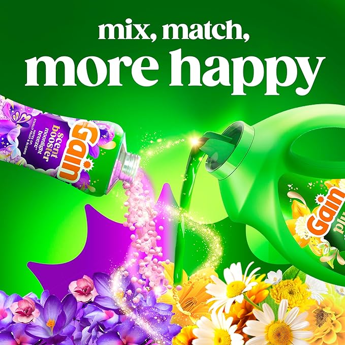 Gain Plus Liquid Laundry Detergent, Cleaner, Fresher, Now with Oxi, Original Scent, 170 fl oz, 129 Loads