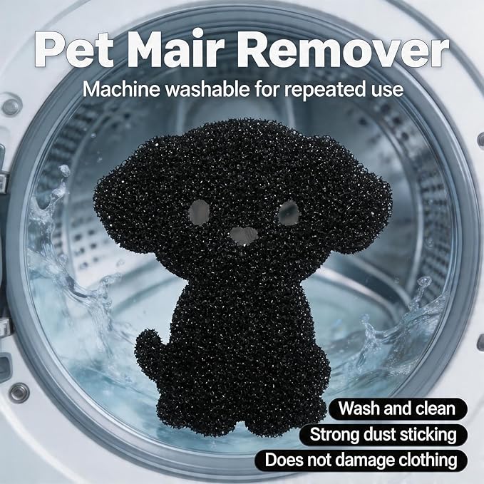 Hair Catcher for Clothes,Pet Hair Remover for Laundry, Reusable Fur Zapper Dog Cat Hair Catcher for Washing Machine & Dryer（6Pack）