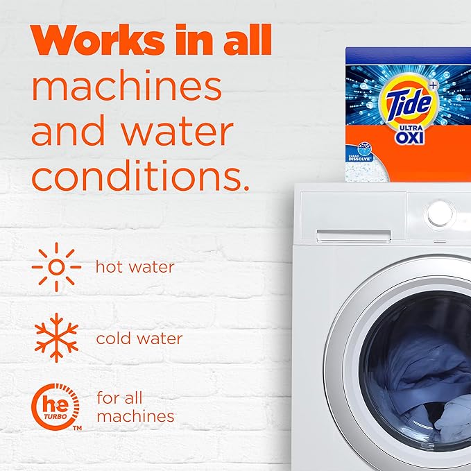 Tide Ultra OXI Powder Laundry Detergent (Pack of 2)