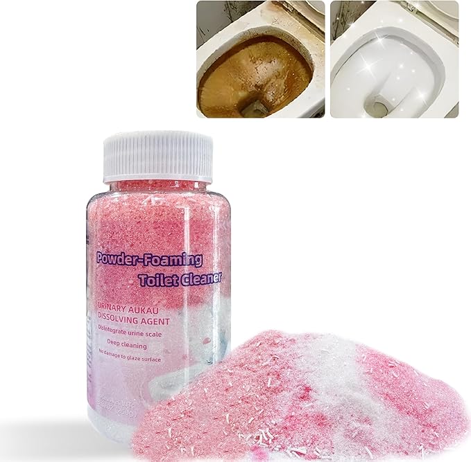 Toilet Bowl Cleaners Powder, Toilet Cleaning, Bathroom Cleaner for Urinals, Washbasins, Tile Walls 8.82oz