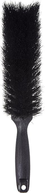 SPARTA Flo-Pac Counter Brush Scrub Brush, Cleaning Brush with Synthetic Fiber Bristles for Cleaning, 8 Inches, Black, (Pack of 12)