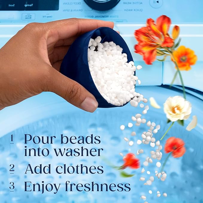 Downy Boutique Botanicals In Wash Laundry Scent Booster Beads, CITREA Scent, 21.1 oz, Boutique Fragrances inspired by the Artistry of Nature