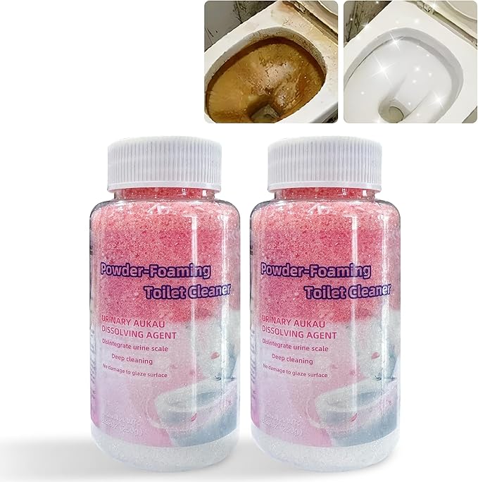 Toilet Cleaner, 17.64oz Toilet Bowl Cleaners Powder, Bathroom Cleaner for Urinals, Washbasins, Tile Walls