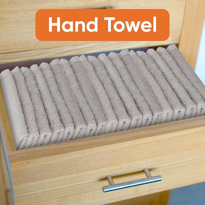 Superio Cotton Terry Washcloths Grey Towels 100% Cotton Cleaning Cloth 16" Rags Wash Clothes for Body and Face, Spa Towels, Multi Purpose (16"x16"), 60 Pack