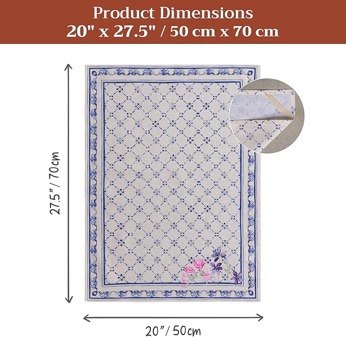 Maison d' Hermine Kitchen Towels Set of 3 100% Cotton 27.50" x 20" Reusable Cloth Tea Dish Towels Absorbent with Hanging Loop for Kitchen Farmhouse Hotel Spring Summer - Faience