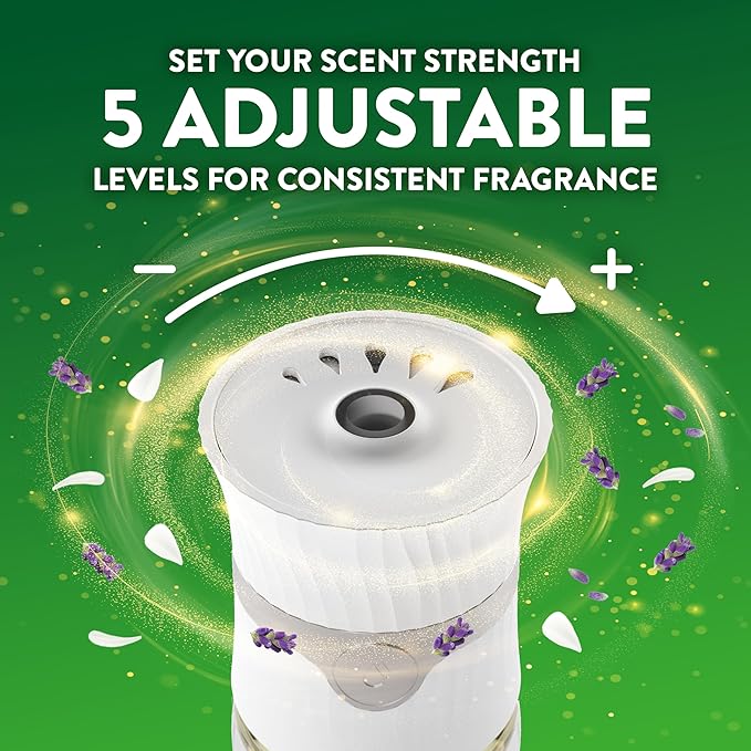 Air Wick Plug in Scented Oil Refill, 2ct, Lavender & Chamomile, Essential Oils, Air Freshener