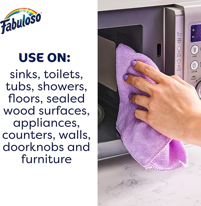 Fabuloso Multi-Purpose Cleaner & Floor Cleaner, 2X Concentrated, Lavender Scent, 56 fluid ounces