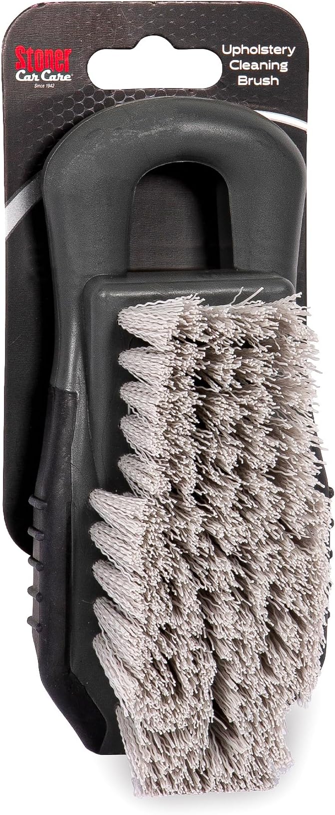Stoner Car Care 95314 Stiff Nylon Bristle Upholstery Cleaning Brush for Cleaning Upholstery, Velour Seating, Carpets, Foot Wells, Floor Liners, Vinyl and Rubber Car Mats