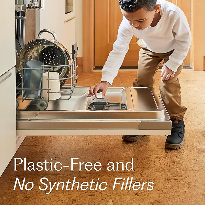 Branch Basics Dishwasher Tablets – 120 Ct | Plastic-Free, Fragrance-Free, Human-Safe | Delivers a Powerful Clean Without Harsh Chemicals (40 Count, Pack of 3)